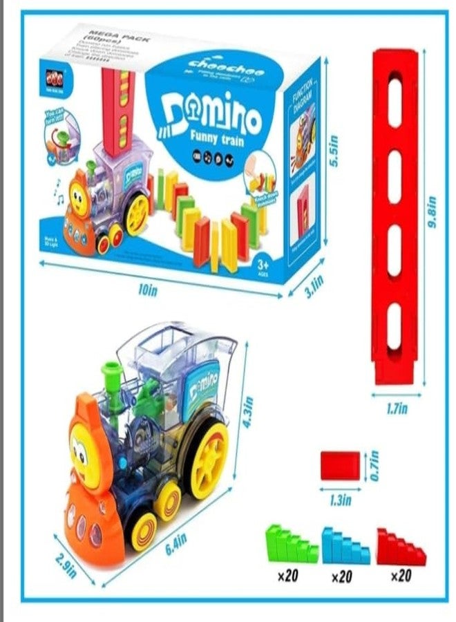 Manos Domino Train and Coco Train Combo Pack, Light and Musical Kids Toy, Educational Building Toys for Boys and Girls - Image 2